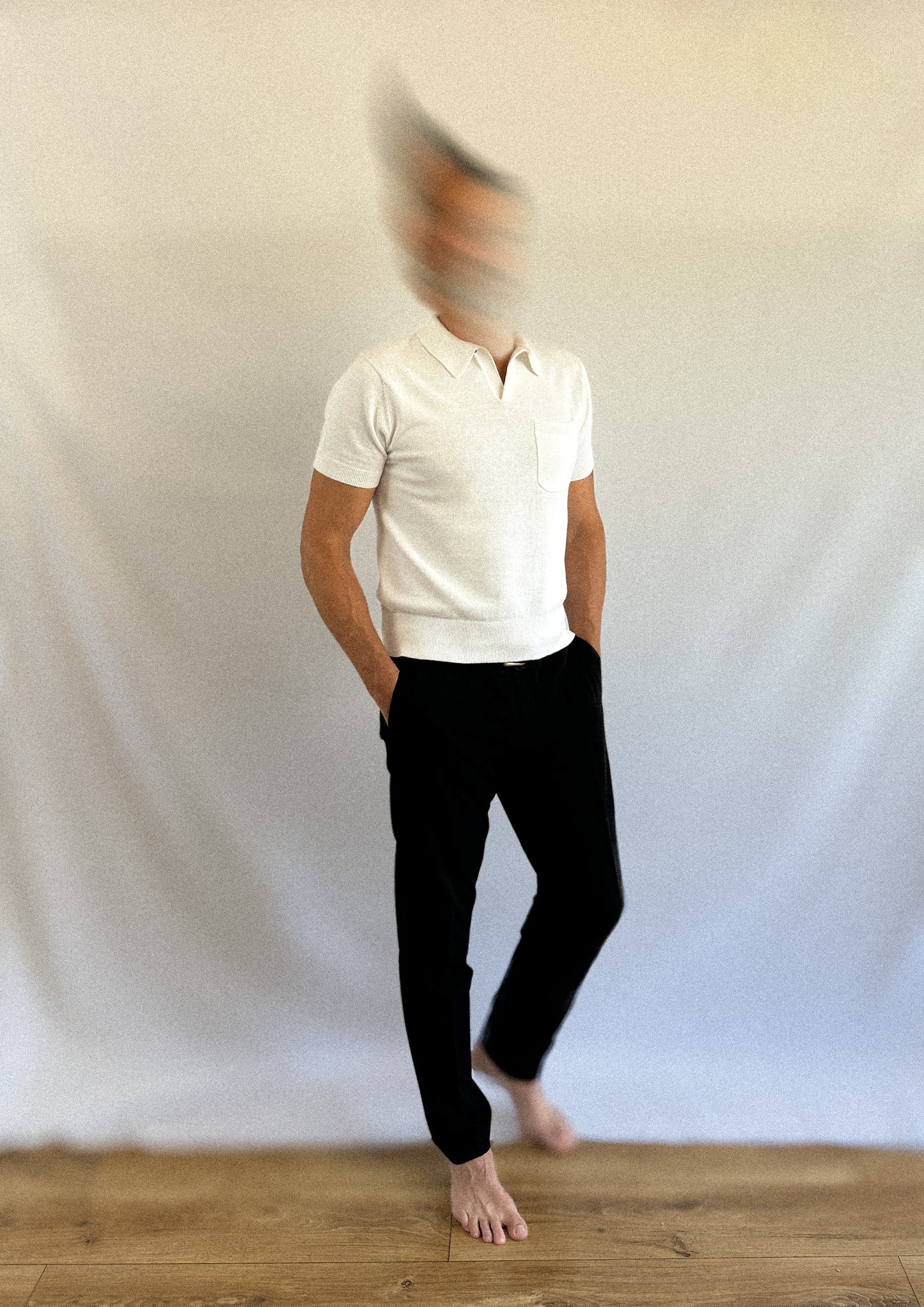 Bone White Pocket Polo T-Shirts