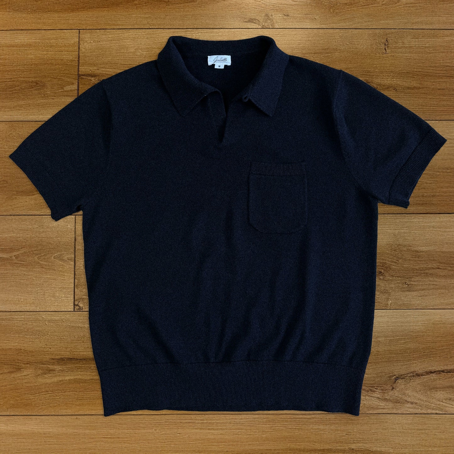Corsican Black Pocket Polo T-Shirt
