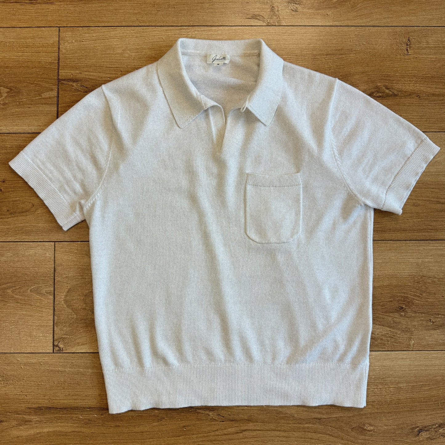 Bone White Pocket Polo T-Shirts