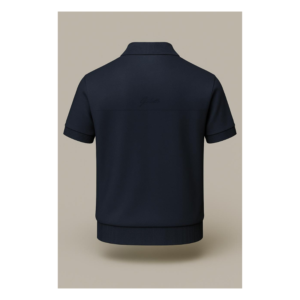 Corsican Black Pocket Polo T-Shirt