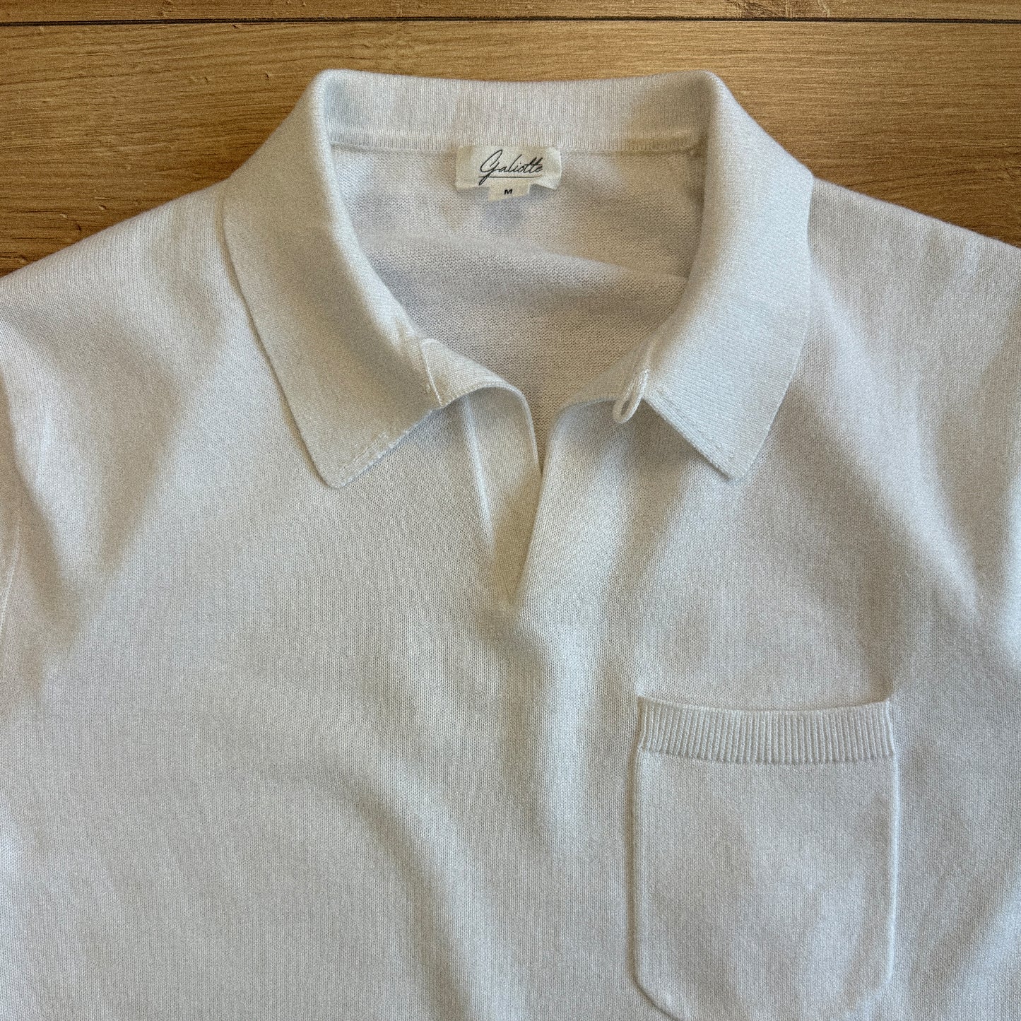 Bone White Pocket Polo T-Shirts